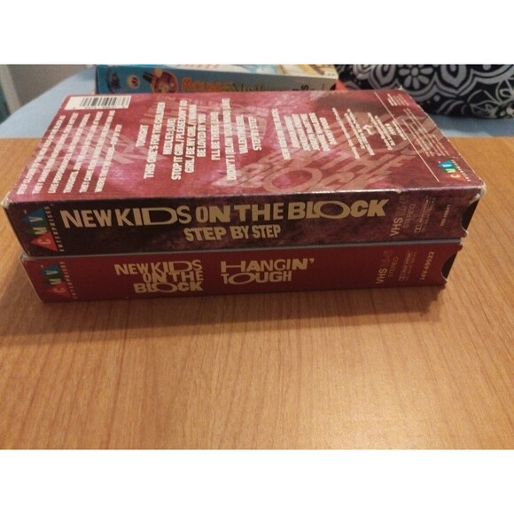 New Kids on the Block VHS Lot - Step By Step & Hangin' Tough - Picture 5 of 6